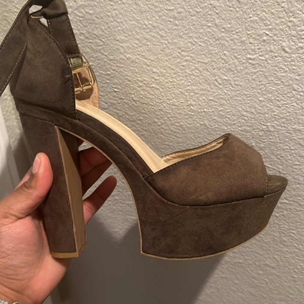 Olive Green Heels